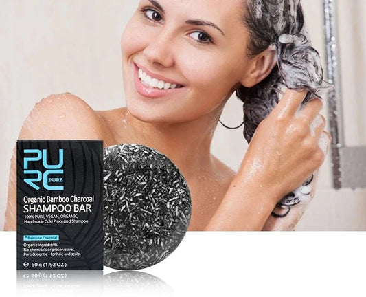 Bamboo Charcoal Shampoo Soap - Eco - friendly | Cozyield