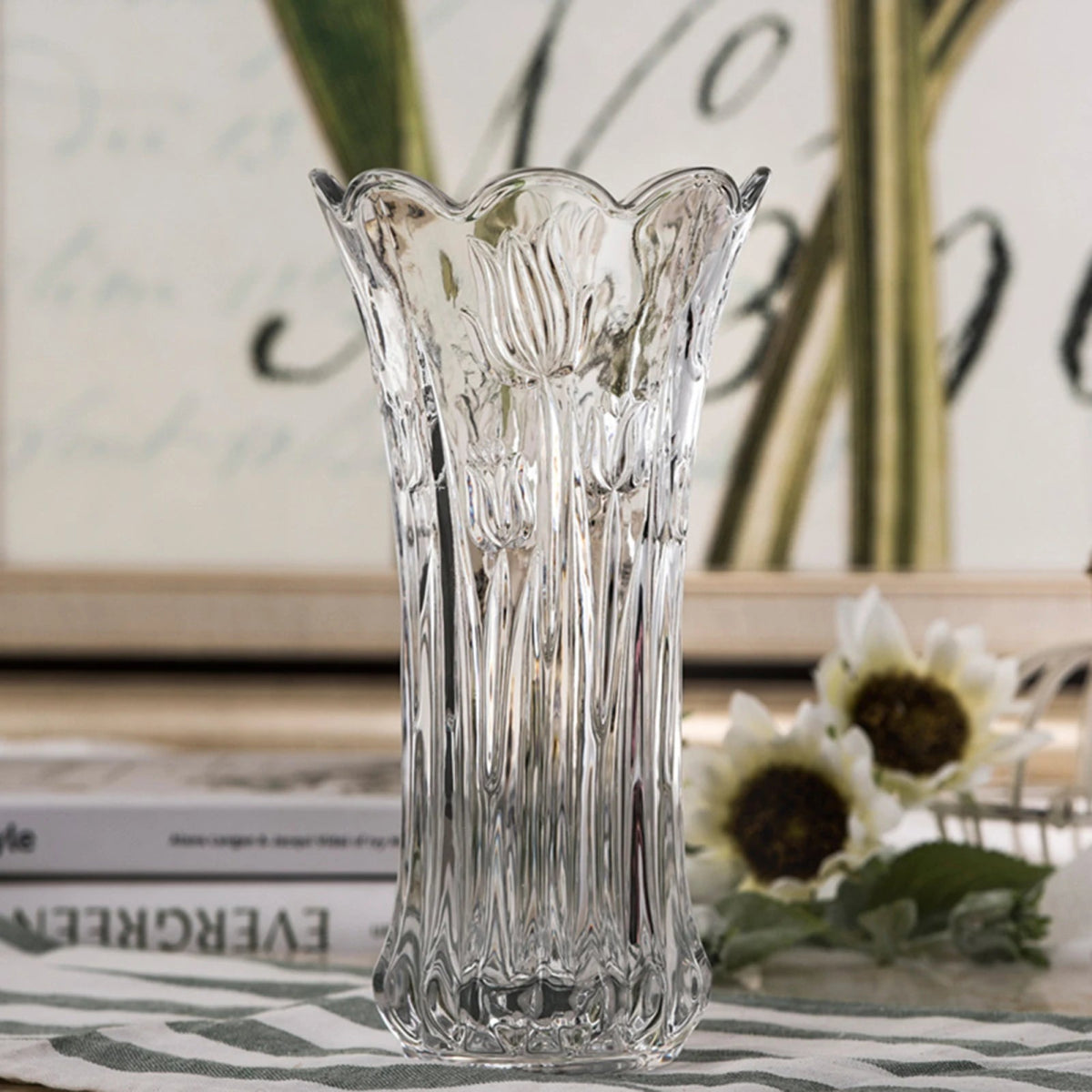 European - Style Desktop Glass Vase - Eco - friendly | Cozyield