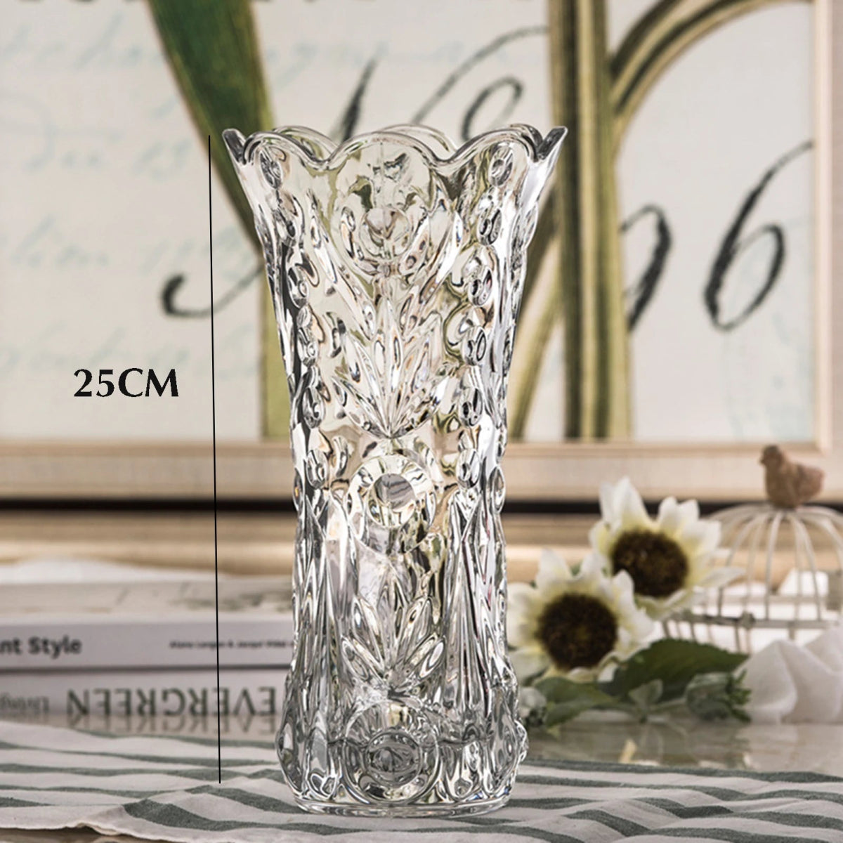 European - Style Desktop Glass Vase - Eco - friendly | Cozyield