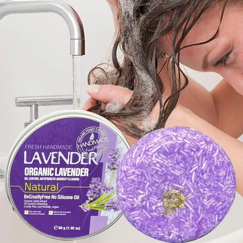 Organic Lavender Shampoo Bar - Eco - friendly | Cozyield