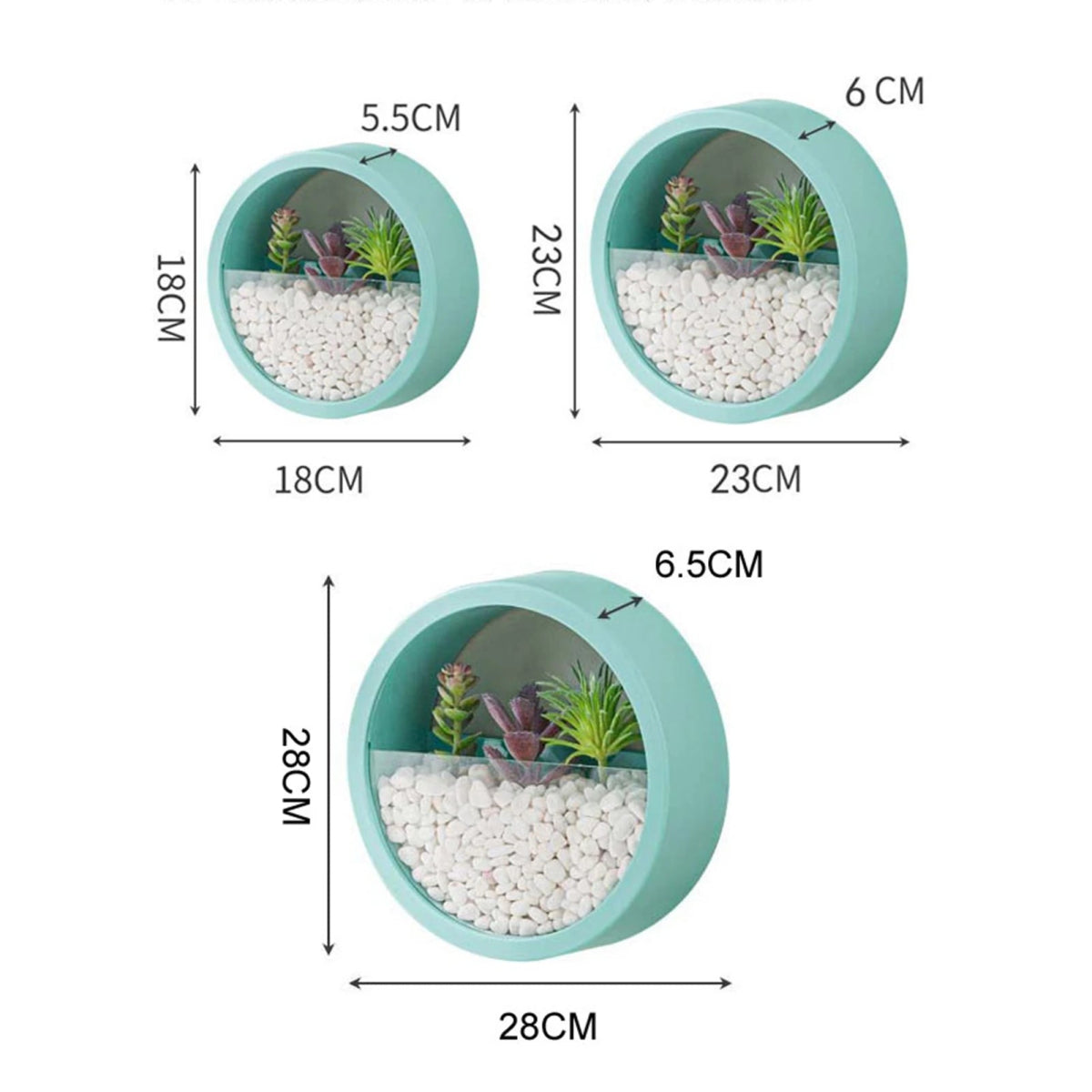 Round Succulent Planter - Eco - friendly | Cozyield