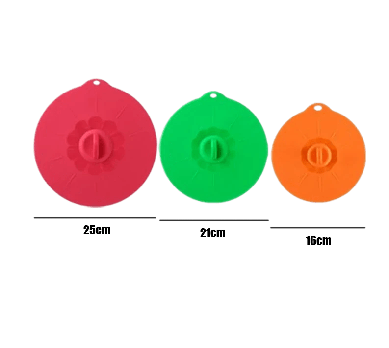 Set of 5 Silicone Microwave Bowl Cover - Eco - friendly | Cozyield